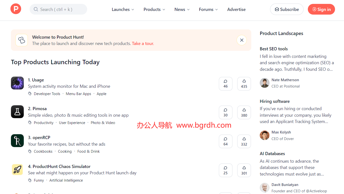 Product Hunt插图 Product Hunt