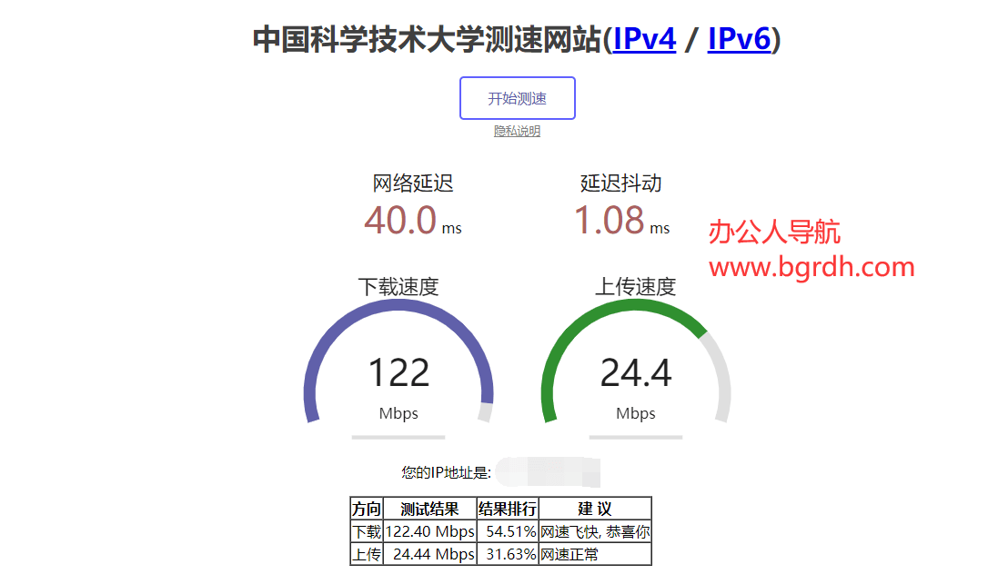 中国科学技术大学测速网站插图 中国科学技术大学测速网站