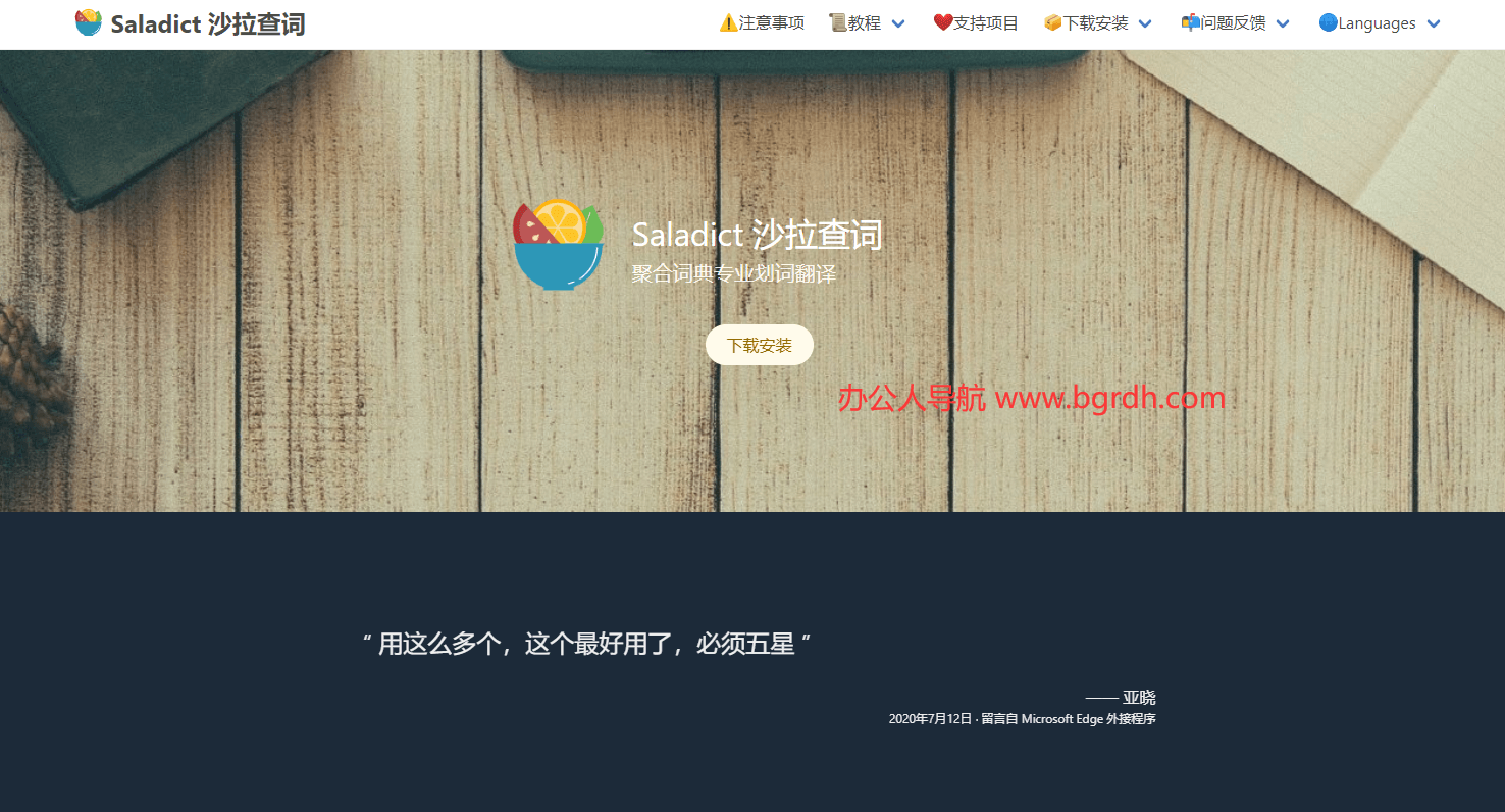 Saladict(沙拉查词)插图 Saladict(沙拉查词)